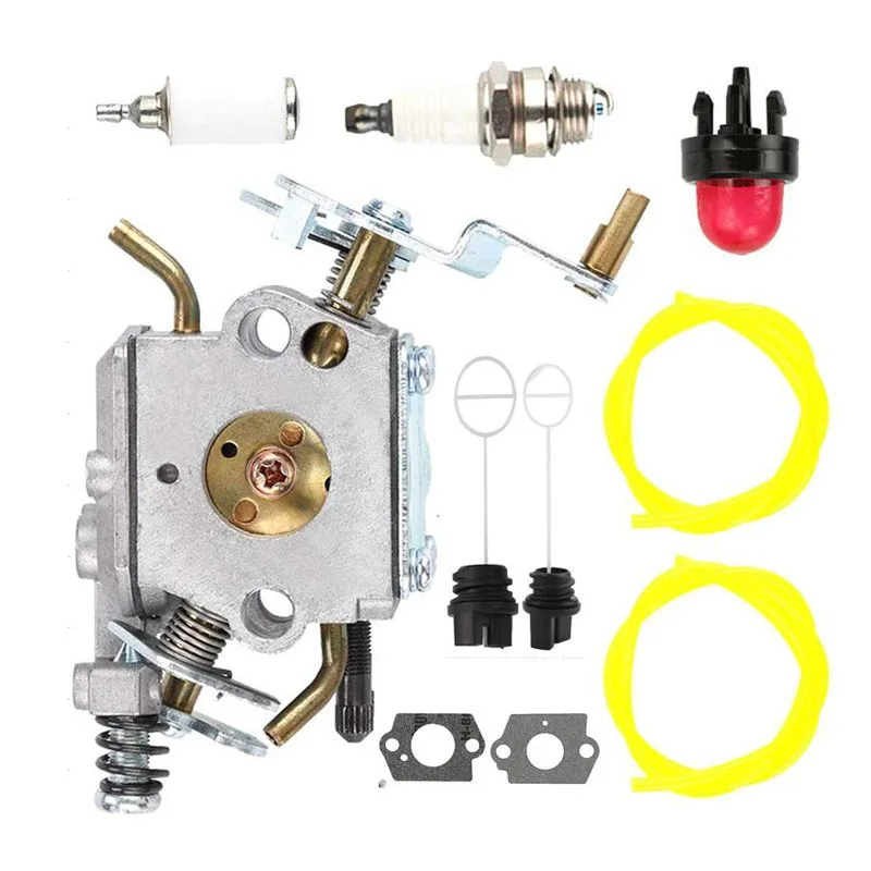 

1set Carburetor Fuel Filter Primer Bulb Spark Plug Oil Cap Kit For Poulan PP5020AV PP5020 PP5020AVX Replace Part