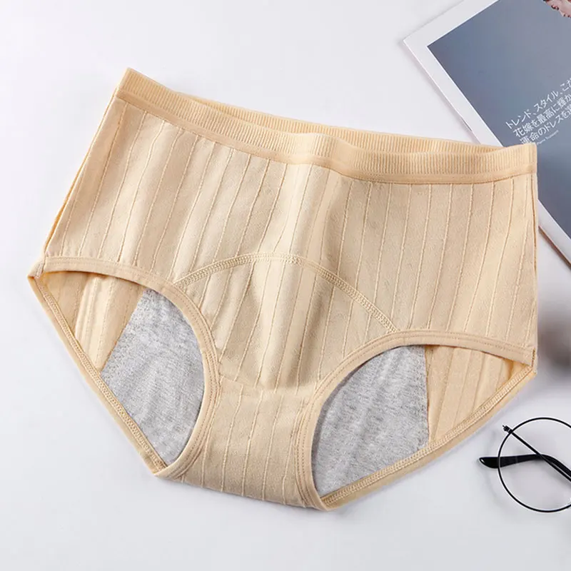 Panties for Menstruation Cotton Menstrual Panties Plus Size