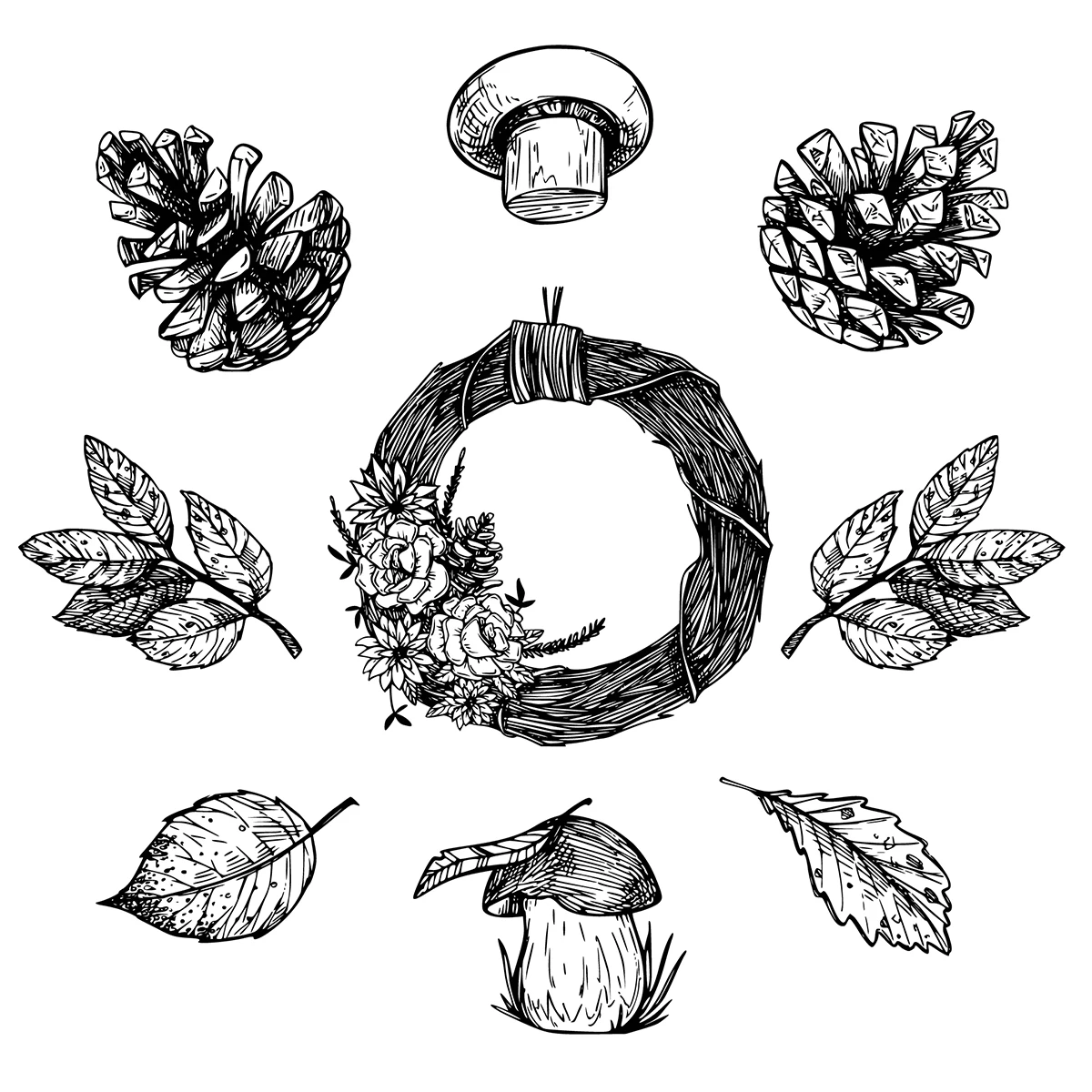 

Decorative Wreath Clear Stamps/Seal For DIY Scrapbooking Card Making Album Decorative Silicone Stamp Crafts