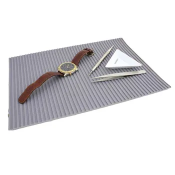 

30*18cm Grooved Rubber Work Bench Pad Tool & Parts Mat with Adhesive Backing For Non-Slip Pad