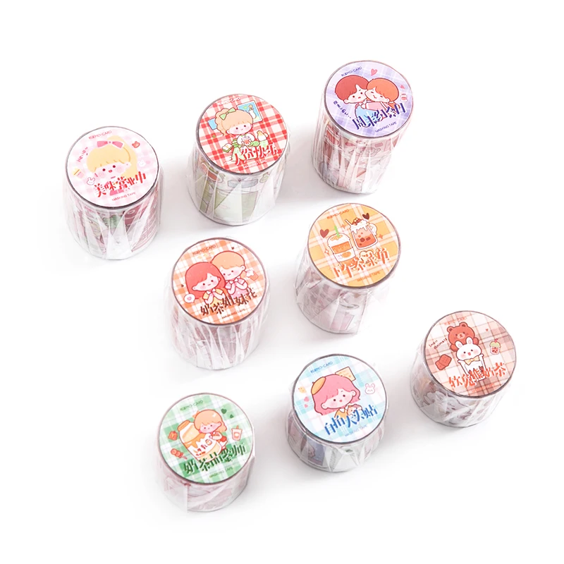 I Love Bubble Tea Washi Tape. Cute Washi Crafting Tape