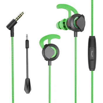 

Mobile phone computer in-ear headset with microphone voice gaming mobile game wired headset