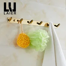 Vidric Lyell Медь Ванная комната Туалет Гостиная спальня полный шесть белого золота вешалка крючок/Крючки и многое другое крючки ряд крюк