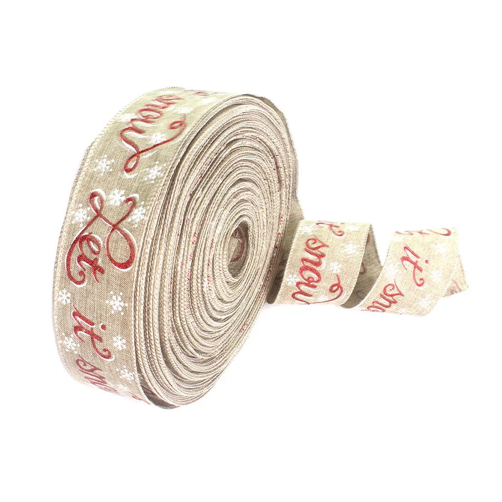 

Hemp Christmas Decor Ribbon Tree Ribbon Christmas Tree Decoration Christmas Tree DIY Crafts Gift Packaging Ribbon Decoration #NG