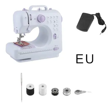 

Fanghua Mini 12 Stitches Sewing Machine Household Multifunction Double Thread And Speed Free-Arm Crafting Mending LED
