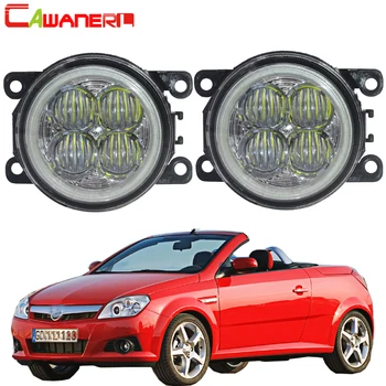 

Cawanerl For Opel Tigra TwinTop Convertible 2004 2005 2006 Car LED Lamp Front Fog Light Angel Eye DRL Daytime Running Light 12V