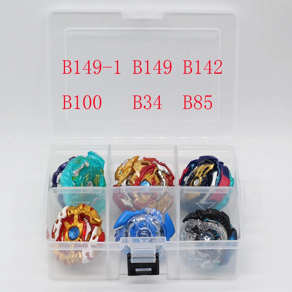 Takara Tomy Bey Bay Burst All Models Burst GT B-150 B-144 B-149 Toy Spinning Gyro Grid Plastic Storage Box Set