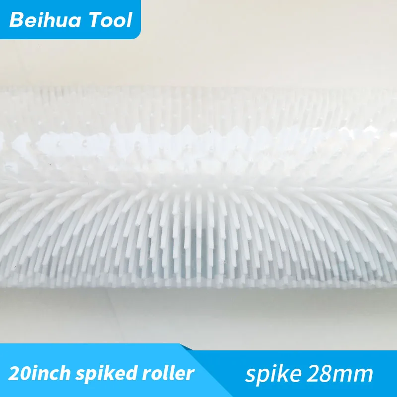 20inch Spiked Roller Cover 48cm no Frame Plastic Roller Head Self-leveling Screed Spike height 13mm/28mm Epoxy Floor Paint Tools paint roller rubber roller brush roller cement tool