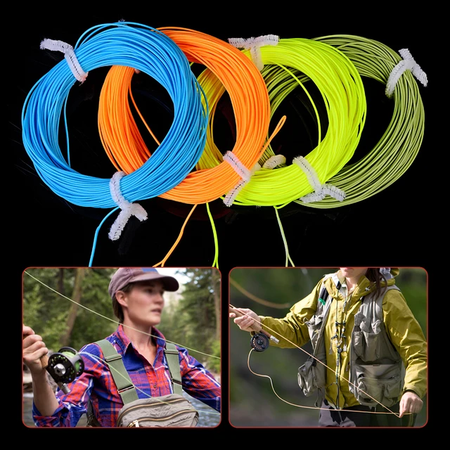Fly Fishing Line 100FT/30.5M Weight Forward Floating 2F/3F/4F/5F/6F/7F/8F Fishing Line For Trout Fly Fishing Accessories 1