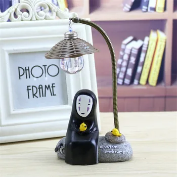 

Faceless Man Led Night Light Miyazaki Animation Spirited Away No Face Man Night Lamp Resin Ornaments Craft Kids Birthday Gifts