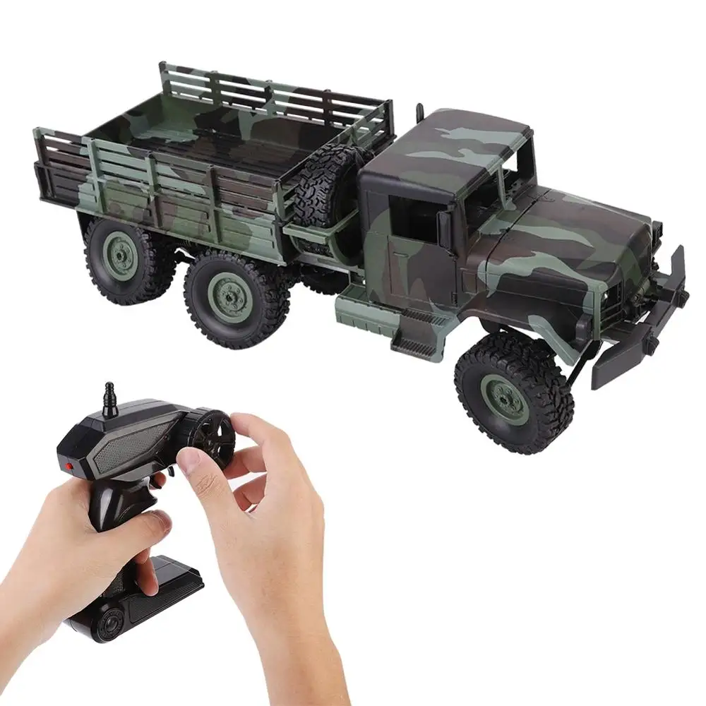 1/16 RC Альпинизм военный грузовик 2 4G 4CH 6WD Дистанционное Управление автомобиль с
