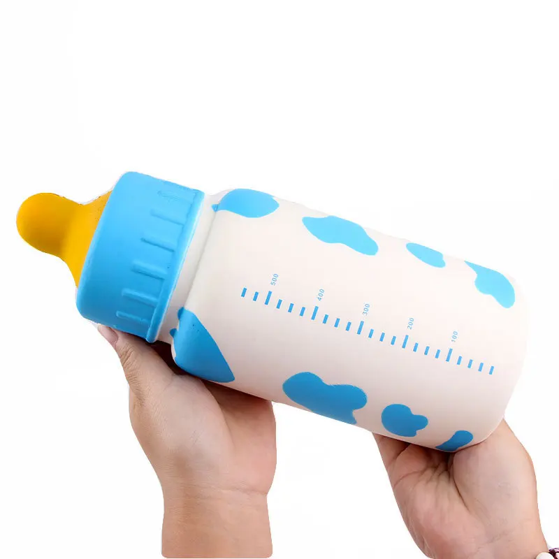 25 см Jumbo бутылочка для кормления Squeeze Toy антистресс медленно поднимающиеся мягкие игрушки забавные Бутылочки для молока детский подарок и украшение