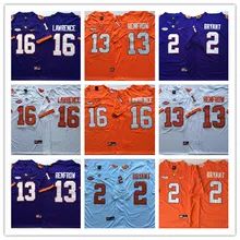 Новинка Высокое качество Все сшитые Клемсон#13 ренфроу#16 Лоуренс#2 Уоткинс#4 Уотсон Джерси