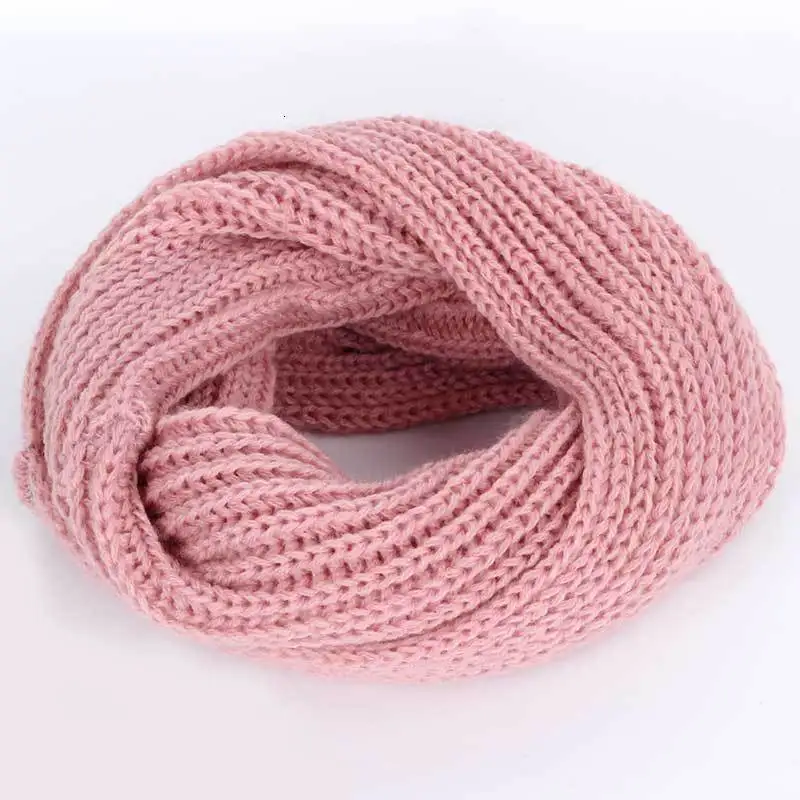

Winter Keep Warm Men And Women Adult Children Baby Small Scarf Keep Warm Knitting Scarf Set