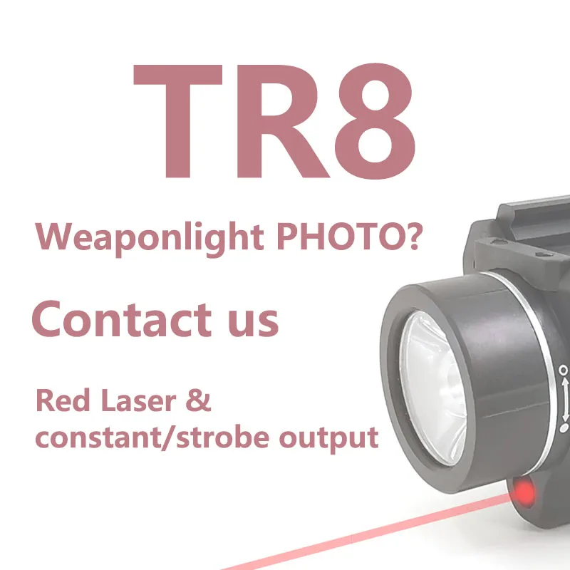 

Hunting scope Compact LED Weapon Light Red Laser & constant /strobe output Sight For Glock18 Laser Flashlight Fits Hk USP SIG CZ