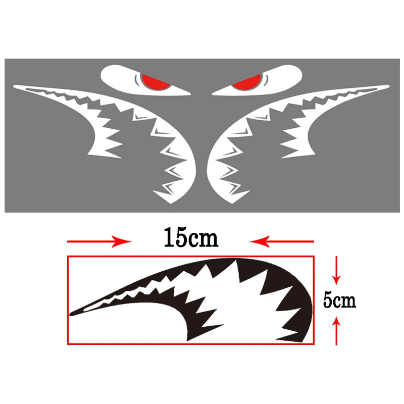 Autocollant De Tube De Direction De Vélo Avec Motif De Requin