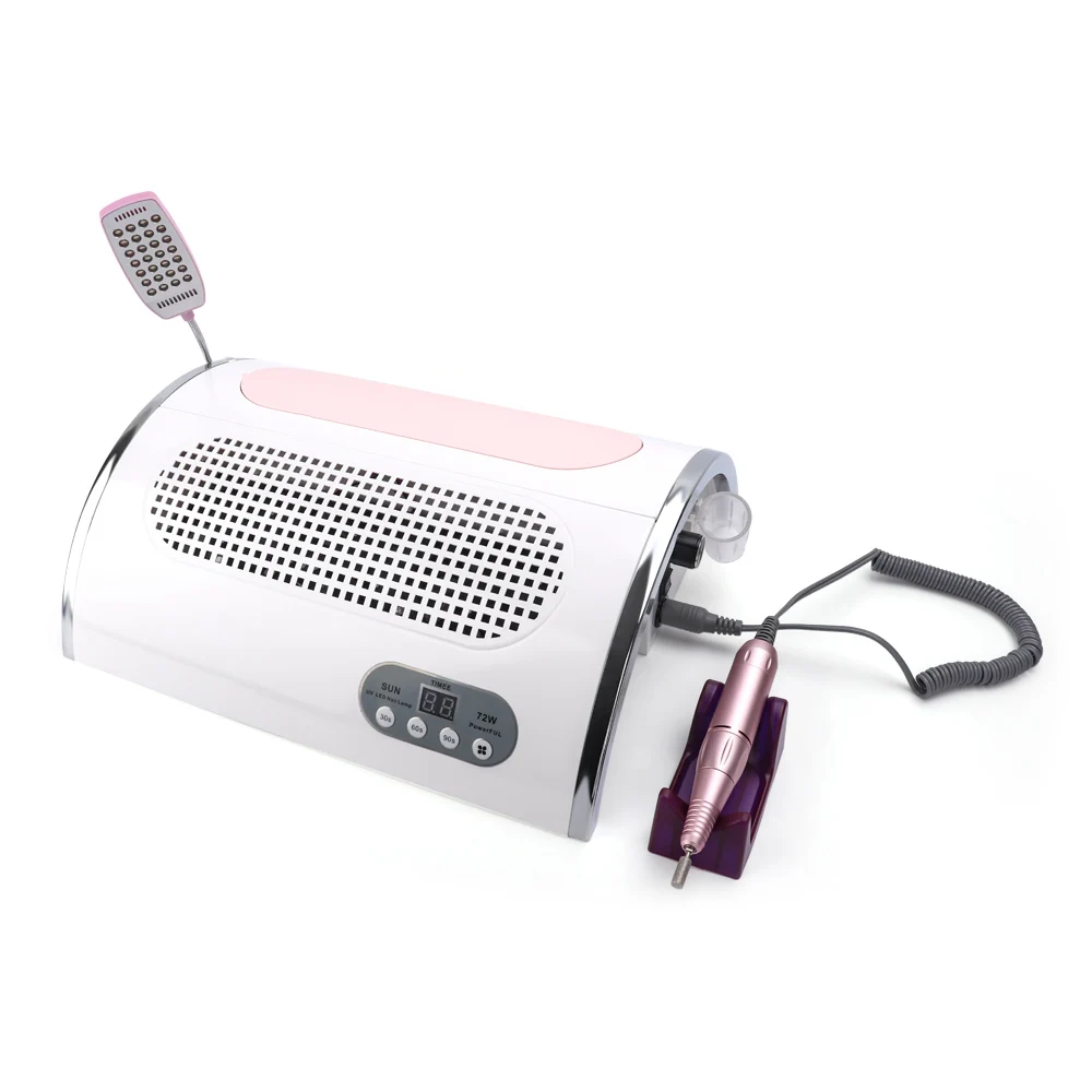 Deciniee 54W Nail LED UV Lamp Vacuum Cleaner Suction Dust Collector 25000RPM Drill Machine Pedicure Remover 1 Deciniee 54W Nail LED UV Lamp Vacuum Cleaner Suction Dust Collector 25000RPM Drill Machine Pedicure Remover 2