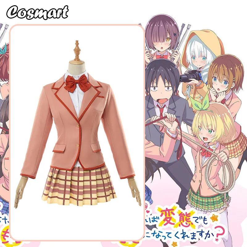 

Anime Would You Love A Pervert As Long As She's Cute Figure Kiryuu Mizuha Sayuki Tokihara Yuika Koga Mao Nanjo Cosplay Costume S