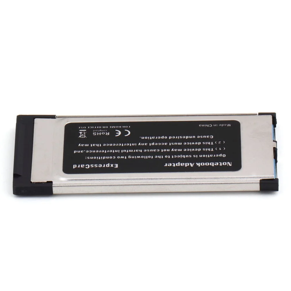 Адаптер USB 3,0 Express Card, высокоскоростной аксессуар, 34 мм конвертер, Домашний ноутбук, ноутбук, компьютер, стабильный, прочный, 2 порта
