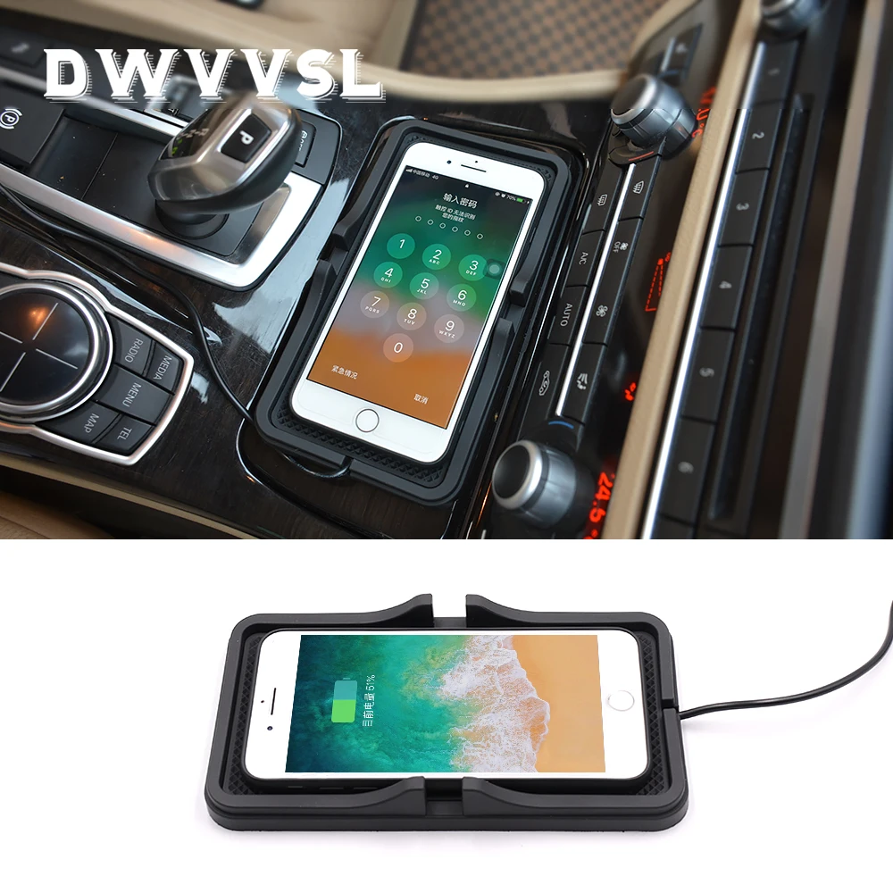 

Car wireless charger for BMW f10 f11 f30 f32 universal Vehicle fast wirless charging phone holder non-slip stand 5W/7.5W/10W