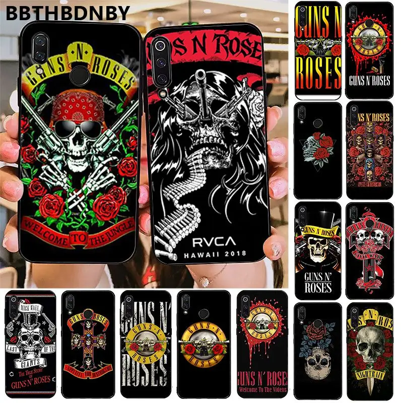 Чехол для телефона guns N Roses Music Bank Galaxy Coque Shell чехол Xiaomi 8 9 se Redmi 6 6pro 6A 4X7 note 5 7 |