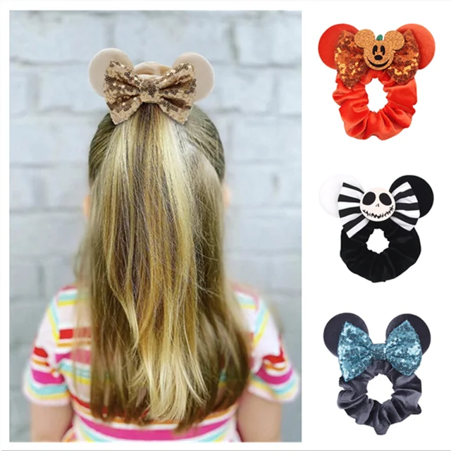 Red Velvet Bows Hair Ribbons Scrunchies for Women Girls Long Elastic Hair  Ties Headwears Female Kids Styling Tools 2024 New Year - AliExpress