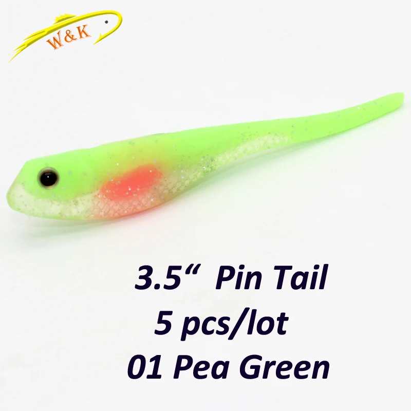 Esche morbide da pesca T-tail 8.7cm 2.5g 8 pz/pacco Jig