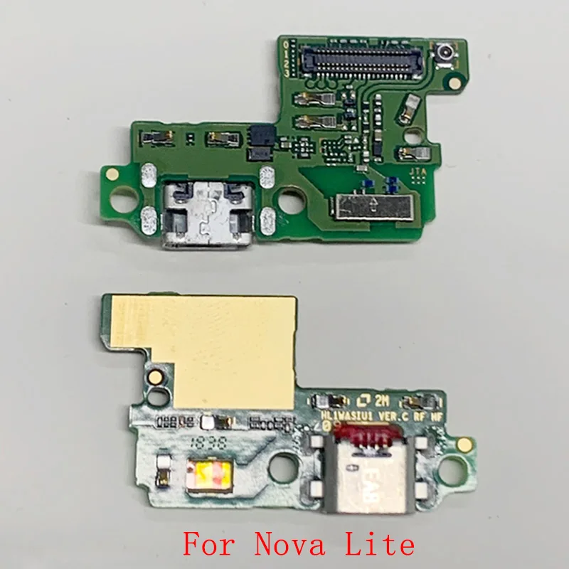 10Pcs Original USB Charging Port Board Connector Flex Cable For Huawei Nova Lite 2 Nova 2S 2P Charging Connector Repair Parts