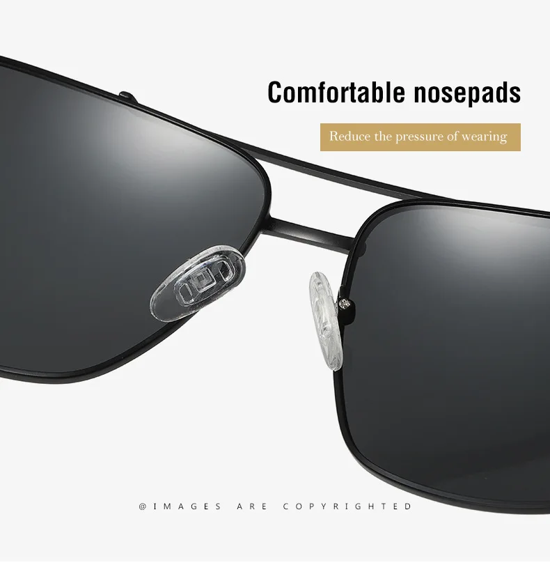 Metal Frame Polarized Sunglasses Retro Classic Men Night Vision Driving Goggles Sun Glasses Male Fishing Eyewear For Men