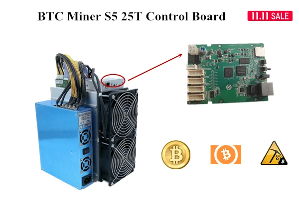 BTC BCH Miner S5 25T Control Board for Replace Bad Part | Компьютеры и офис