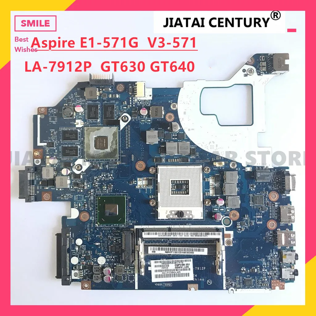 Q5WV1 LA-7912P motherboard for ACER V3-571G E1-571G V3-531 E1-531 notebook PGA989 GT630M GT640M DDR3 100% test OK | Компьютеры и офис
