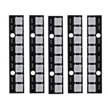 

5pcs 8-Bit WS2812 5050 RGB LED Built-in Full Color Drive Lantern Development Board
