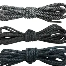 Круглый шнурок Кроссовки кокосовое баскетбольное кружево Светоотражающие Шнурки