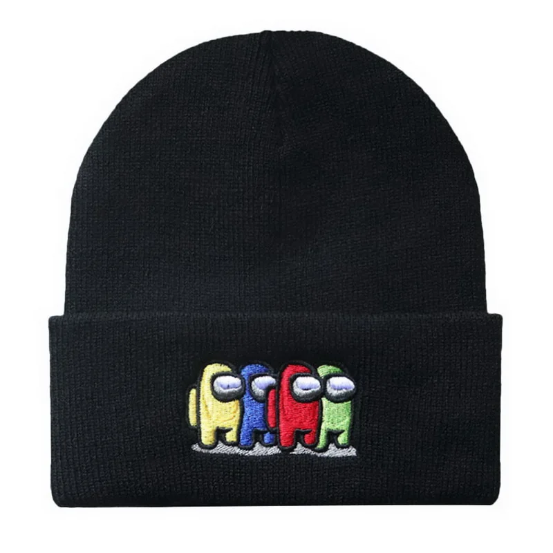

Among Us Game Hat Rainbow Color Impostor Autumn and Winter Warm Knitted Hats Men's and Women's Couples Cold Proof Keep Warm
