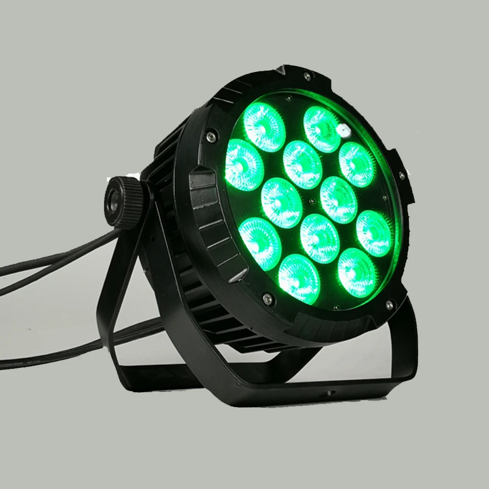 4 шт./12x18 Вт rgbwa УФ 6 в 1 Водонепроницаемые светодиодные светильники dmx512