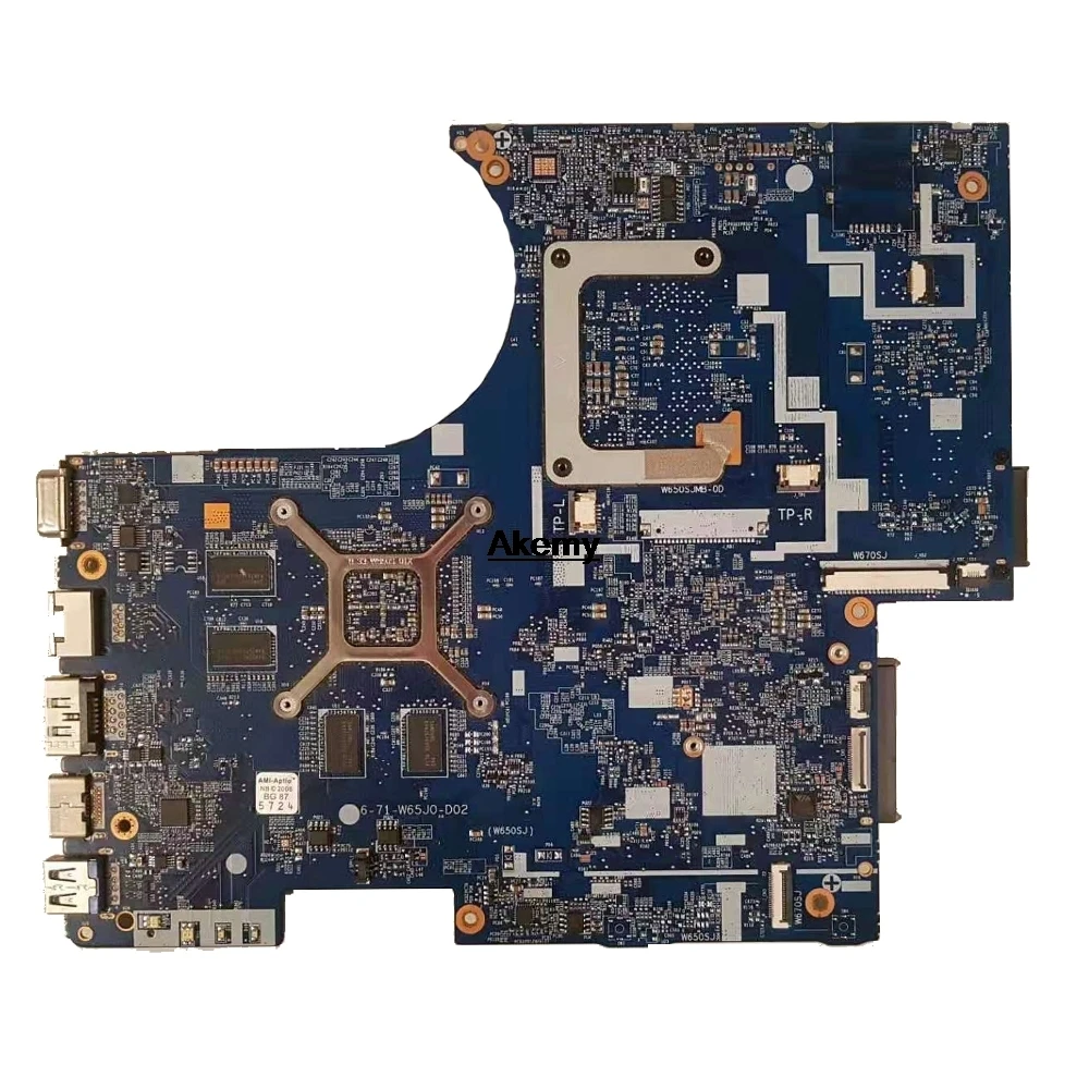 Ноутбук moterboard подходит для Clevo W670 W670SZ W670SJ материнская плата 6-77-W670SJ00-D02 D01