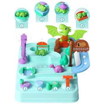 

1 Set Track Toy Baby Education Railcar Toys Set Manual Car Big Adventure DIY Magical Road Table Games Race Tracks Puzzle Toys