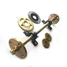 KARTING GO KART UTV колесный Багги обод 10 см расстояние отверстия фланец 65 см задняя ось с звездочкой диск ротор