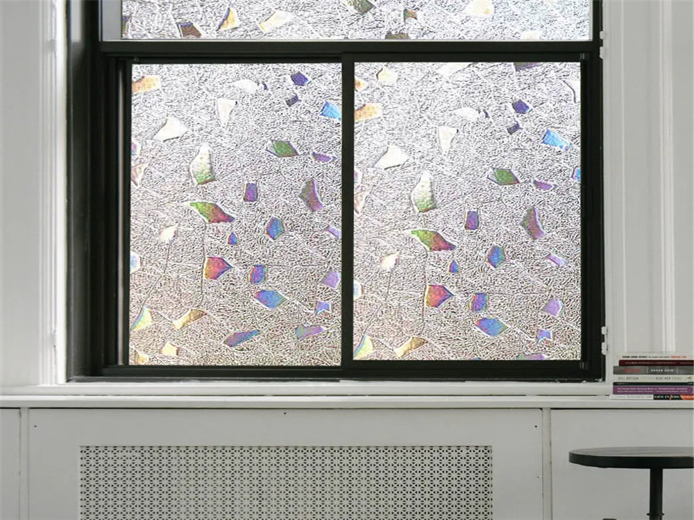 Декоративная пленка на окно без клея, 3D, анти-УФ, съемная пленка на окно, самоклеящаяся пленка на окно, Виниловая наклейка на стекло