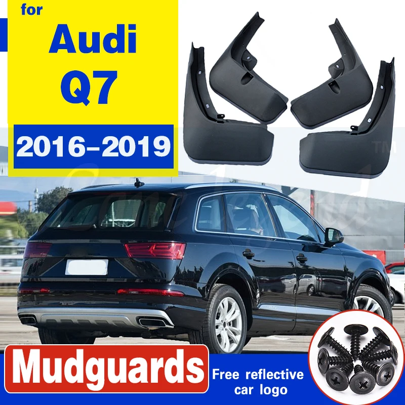 Передние + задние брызговики подходят для 2016-2019 AUDI Q7 Брызговики литые крыло