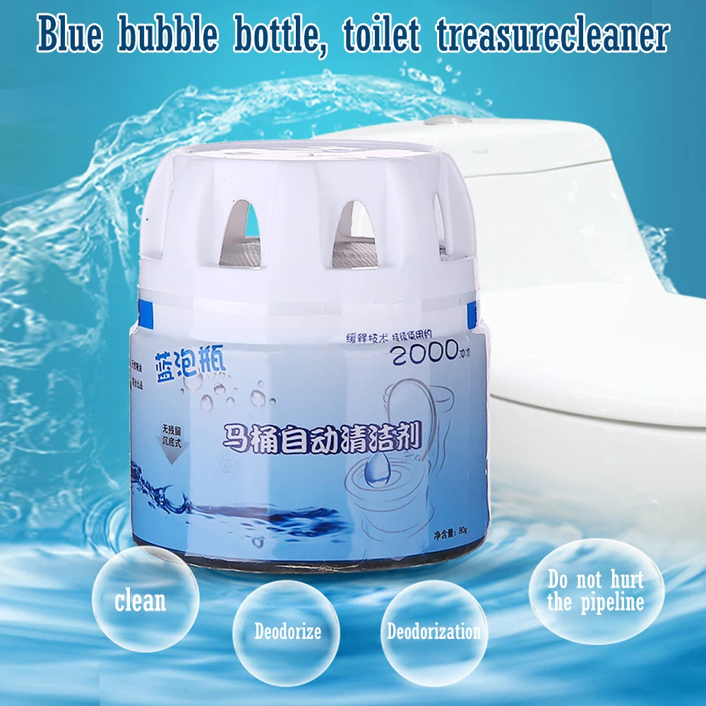 Пенообразователи Autoile автоматический очиститель для туалета Magic Flush Bottled Helper Blue Bubble для ванной обустройства дома - Тип аромата: Fresh fragrance