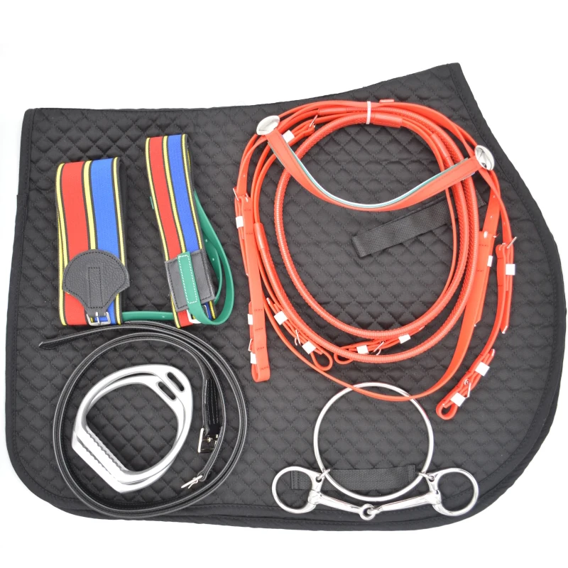 Harness Supplies Thickened Morning Exercise Saddle Speed Saddle Full Set Racing Equestrian Supplies Horse Pad