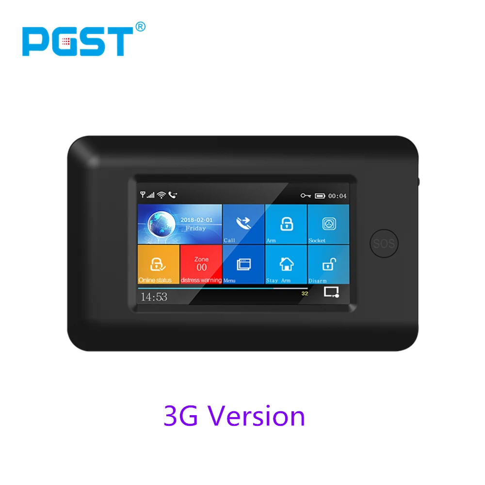 PGST-106 433 МГц беспроводной wifi GPRS RFID приложение дистанционное управление GSM 3g Умный дом Охранная сигнализация s для IOS и Android системы