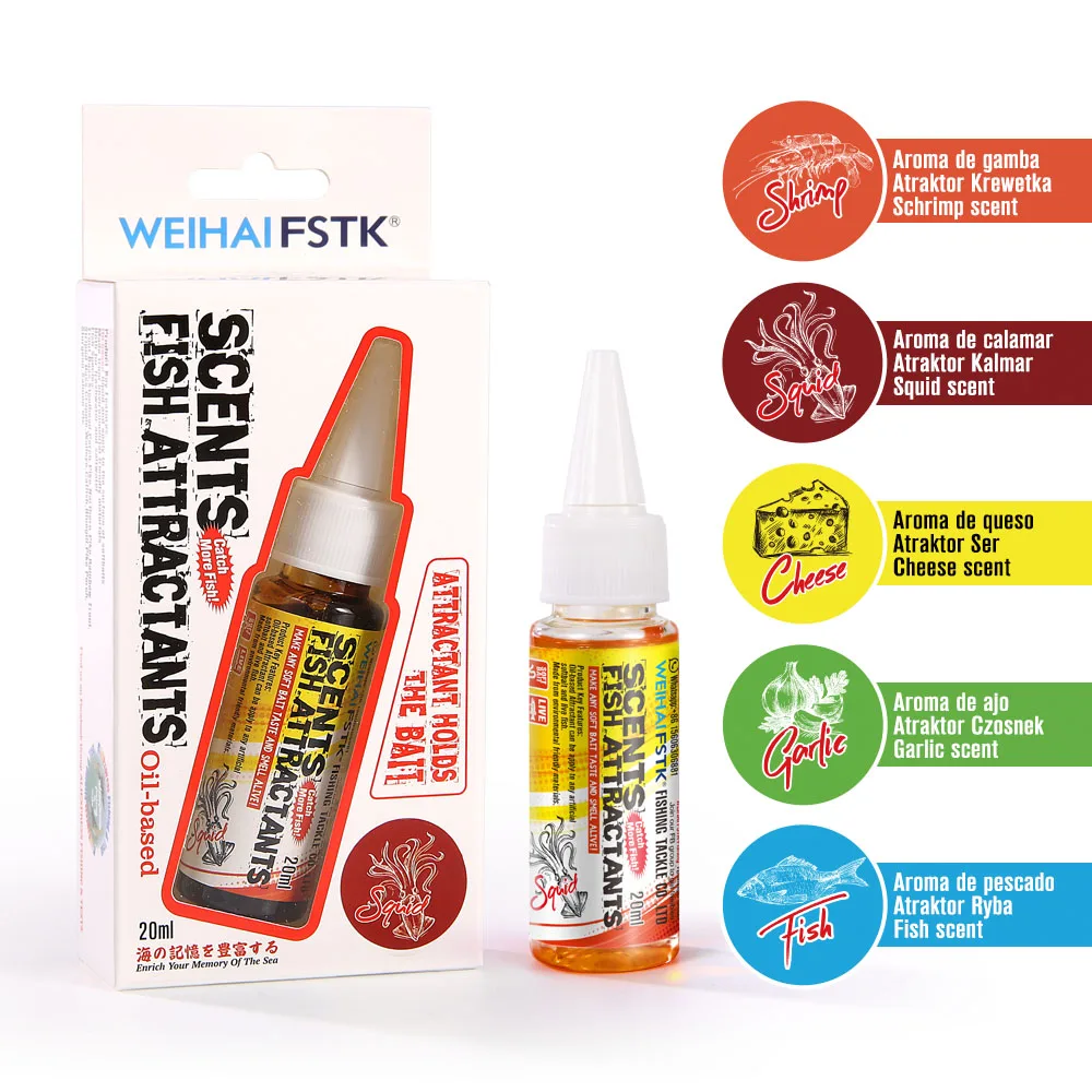 FSTK Fishing Bait Essence Lure Scent Carp Fishing Bass Lure Attractants for Fishing  Flavoring Addictive for Artificial Softaits 6