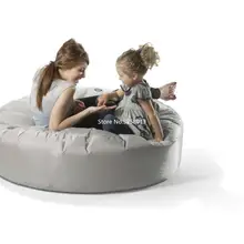 Светло-серый остров мешок фасоли шезлонг, приспособления для отдыха погремушка диван-кровать с откидывающейся спинкой, мебель для дома