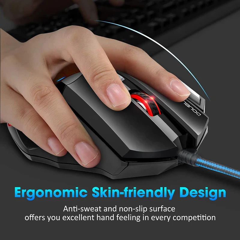 Redragon X7 Wired 5500 DPI Ergonomic Gaming Mouse