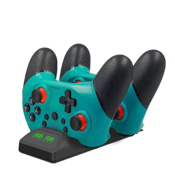 

USB Charging Dock Station For Nintend Switch Pro Controller Gamepad Charger Cradle Charging Dock Stand Holder Indicator light