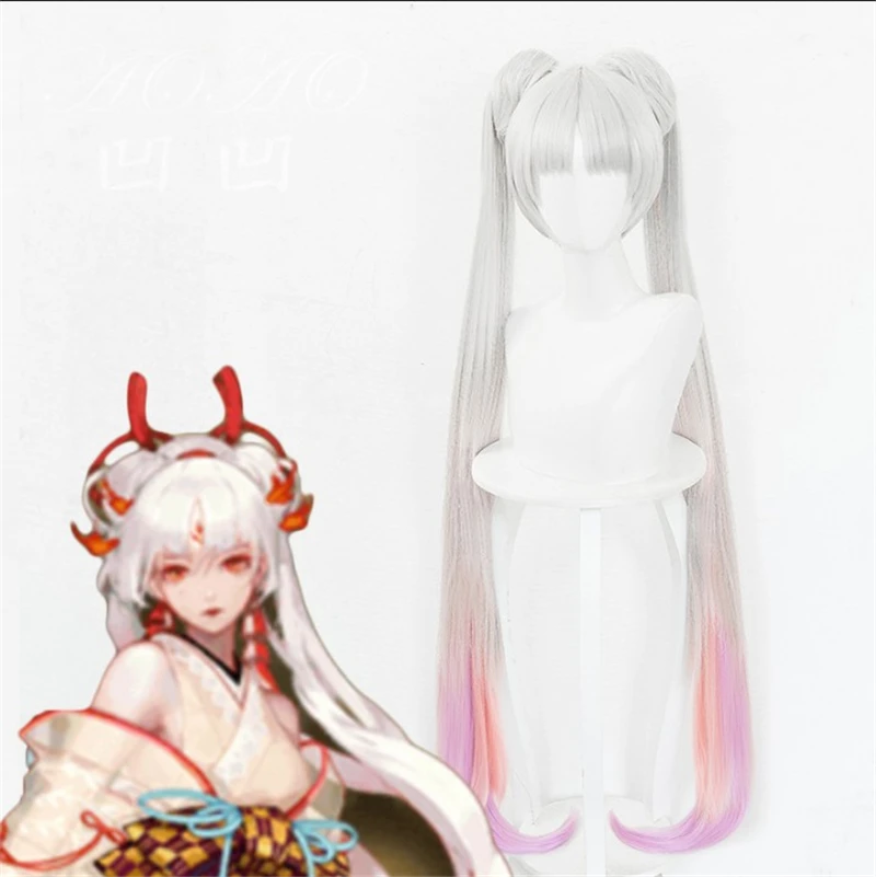 1pcs New Anime Onmyoji Wig Cosplay Prop Decor Accessories Synthetic Hair Collection for Women Girl Christmas Gift | Тематическая
