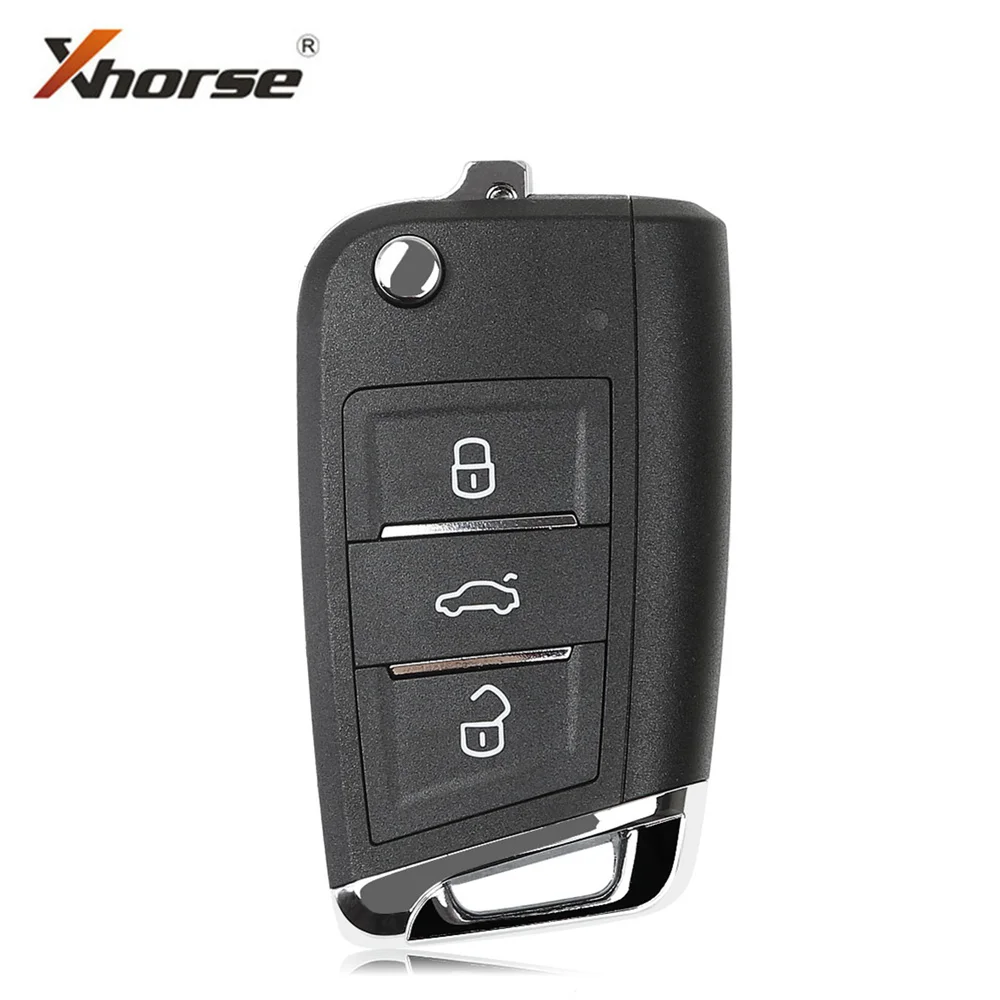 Xhorse XEDM01EN Super Remote Key For MQB Style 3 Buttons Built-in Super Chip English Version 5Pcs/Lot