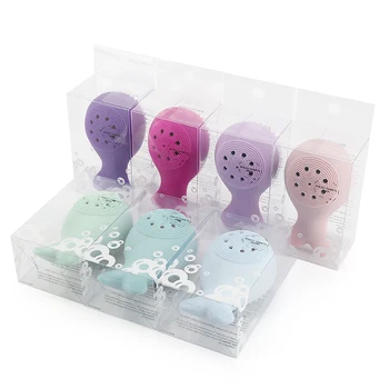 

1PCS Silicone Whale Wash Brush Cleansing Exfoliator Face Scrub Pore Deep Clean Brush Face Skin Care Machine